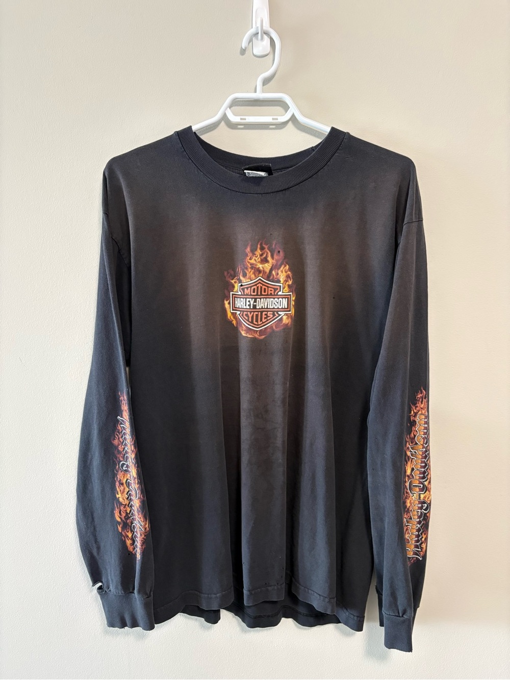 Harley-Davidson Chandler Arizona Flame Long Sleeve T-Shirt USA L